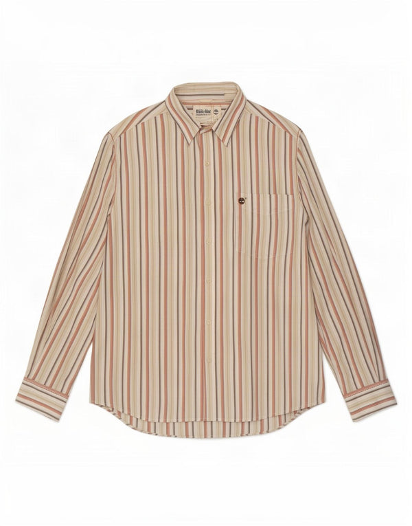 Camisa Timberland Hombre Grande Algodón A Rayas Multicolor