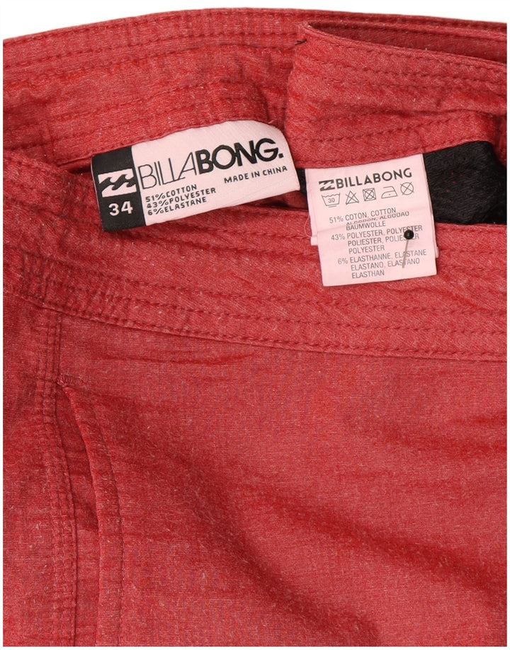 Bañador Billabong Hombre Grande Algodón Moteado Rojo