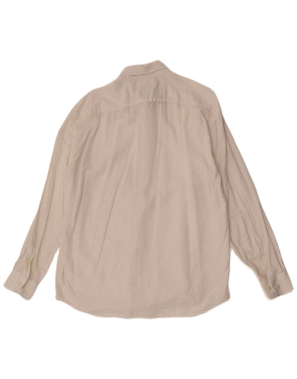 ROCCOBAROCCO Camisa Hombre Talla 44 17 1/2 XL Blanco