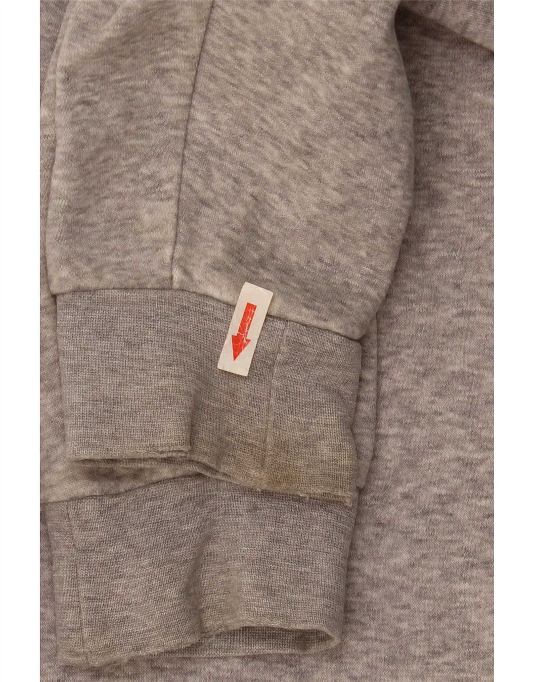 Adidas Hombre Sudadera Con Capucha Y Cremallera Suéter Gris Medio Moteado