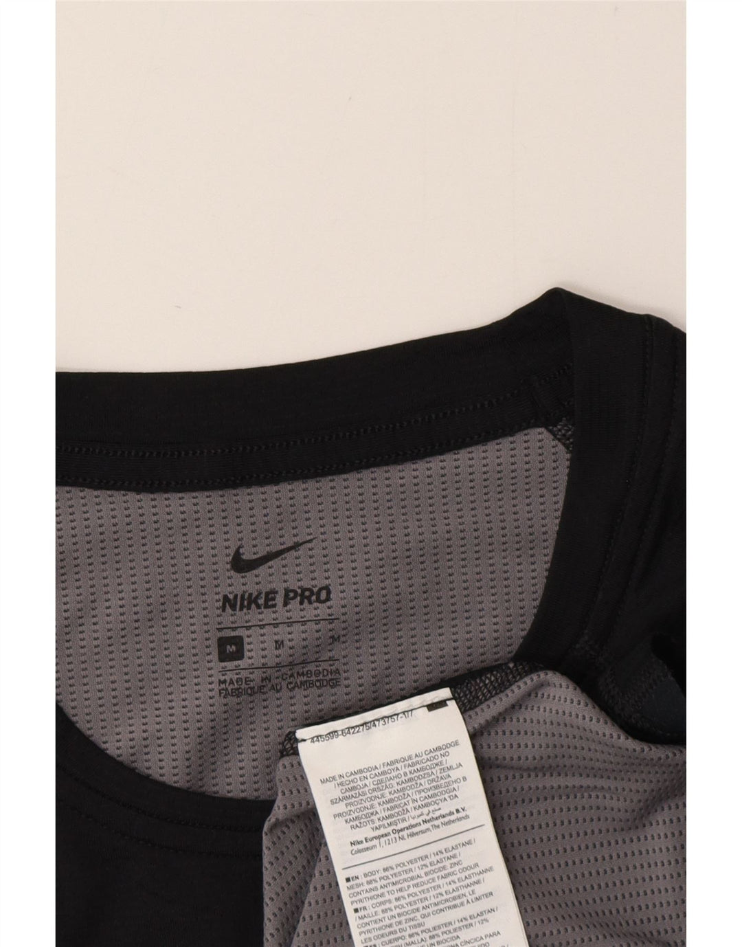 Camiseta Nike Hombre Top Medium Negro Poliéster