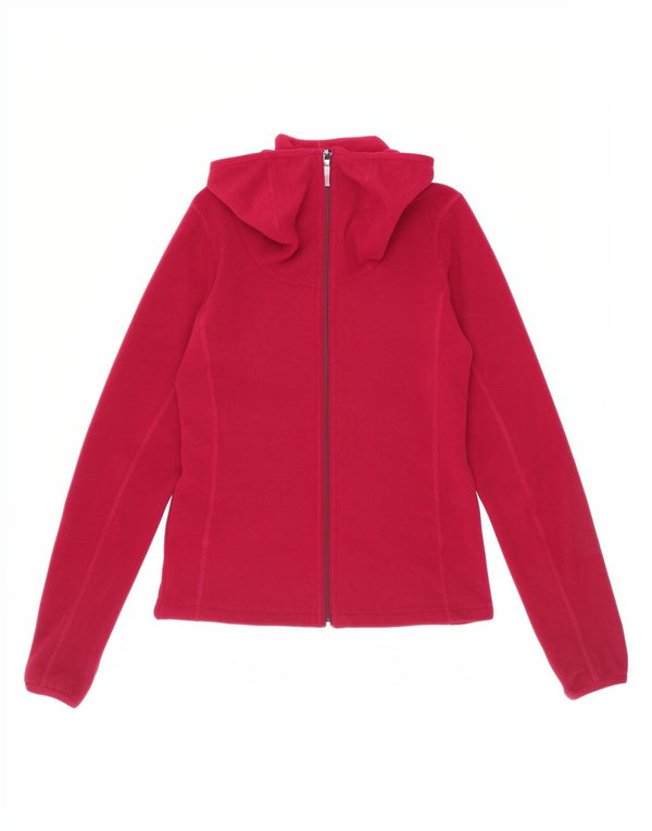 The North Face Suéter con capucha y cremallera polar para mujer UK 6 XS Borgoña Sports