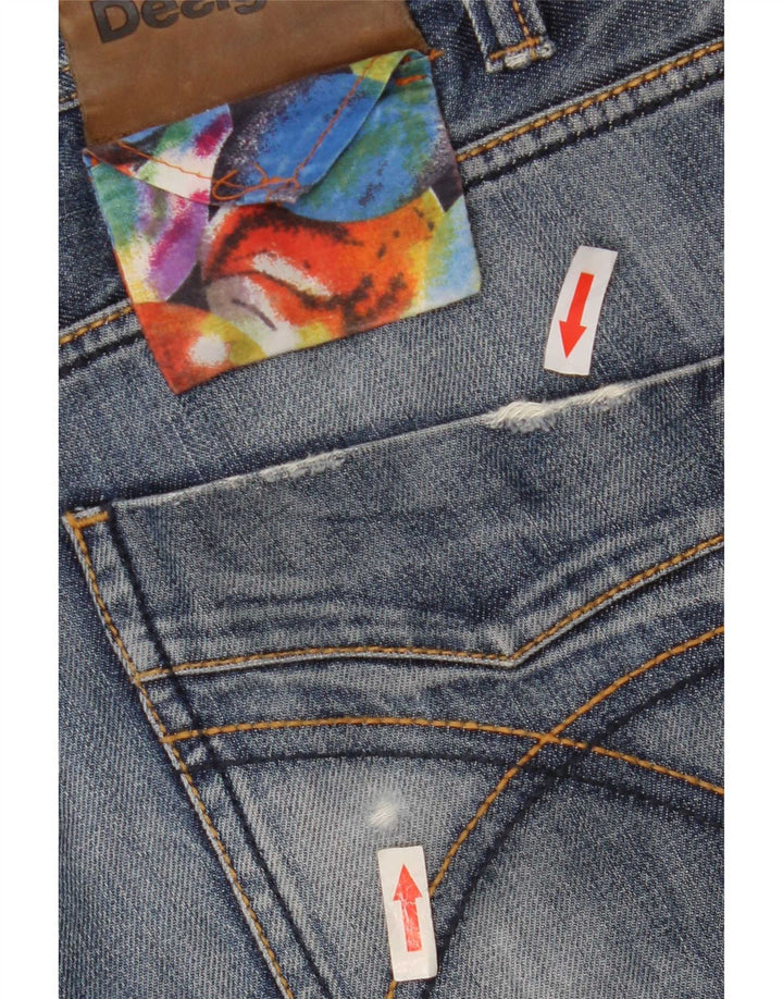 Vaqueros Desigual Hombre Rectos W30 L33 Algodón Azul