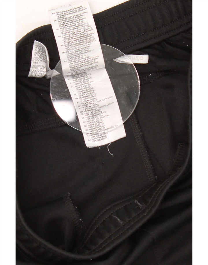 Adidas Mujer Climalite Chándal Pantalones UK 10 Pequeño Negro Poliéster
