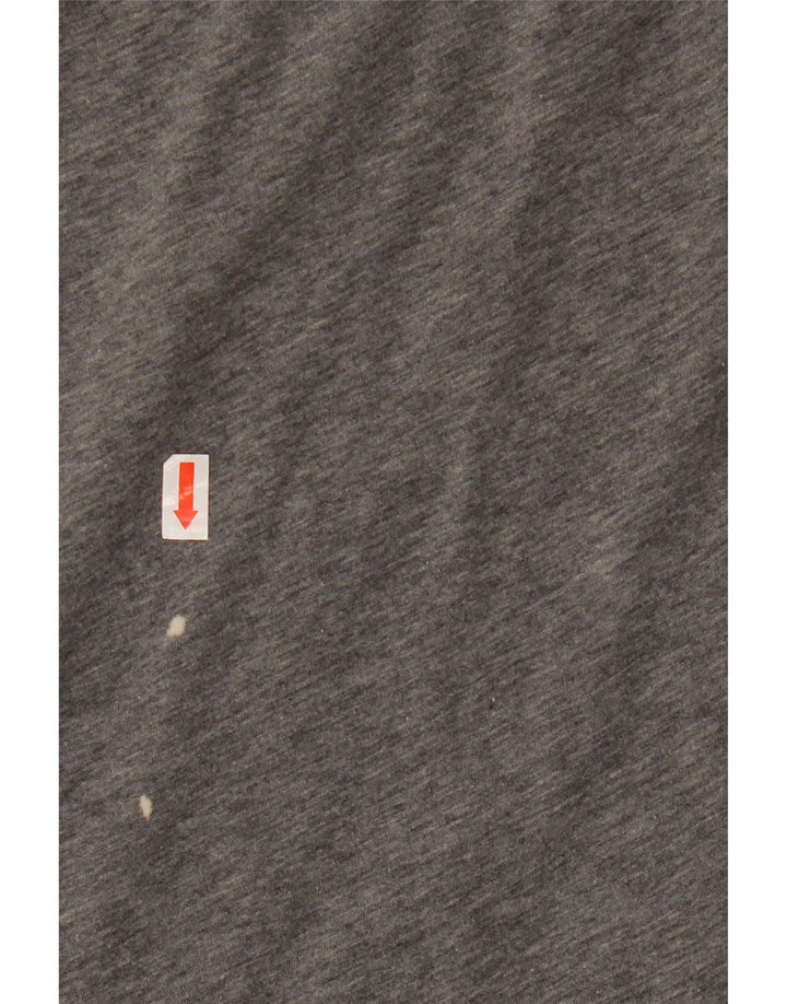 MOSCHINO Camiseta Gráfica Top IT 42 Algodón Moteado Gris Medio |