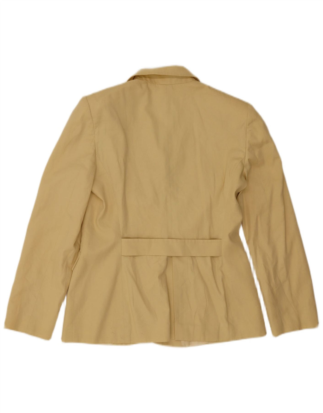 Luisa Spagnoli Chaqueta tipo blazer de 3 botones para mujer IT 44 Algodón amarillo medio