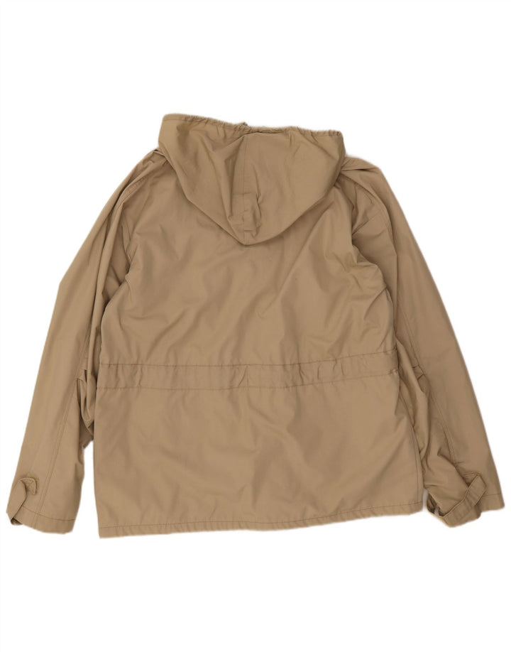 Loffler Parka con capucha para hombre, talla 38, color beige medio