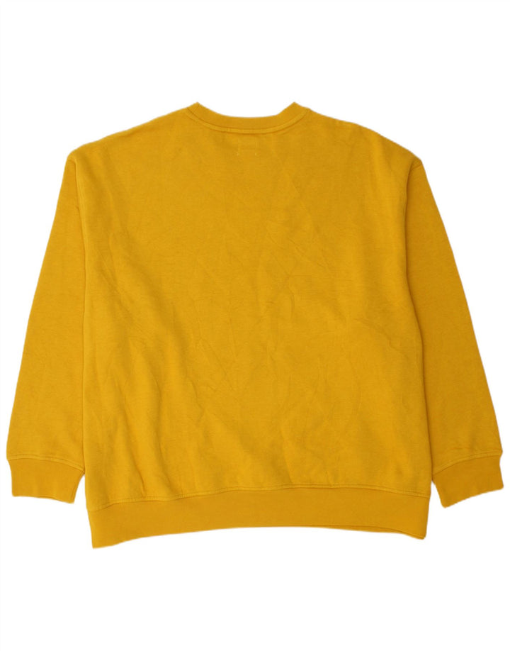 LEVI'S Sudadera holgada y relajada para hombre, talla 2XL, algodón amarillo