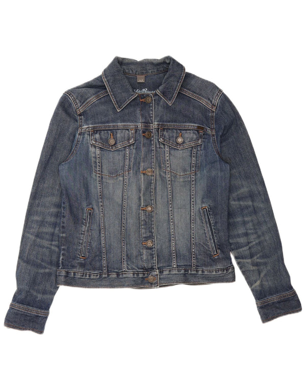 Eddie Bauer Chaqueta vaquera para mujer UK 14 Algodón azul medio