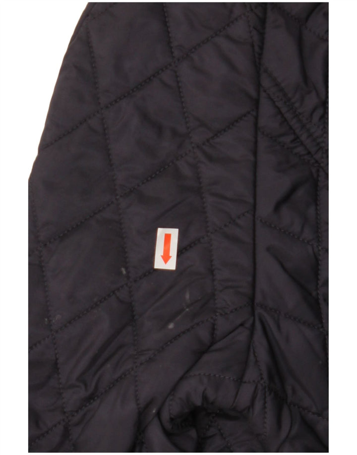 BARBOUR Chaqueta acolchada para mujer UK 40 Grande Poliamida azul marino