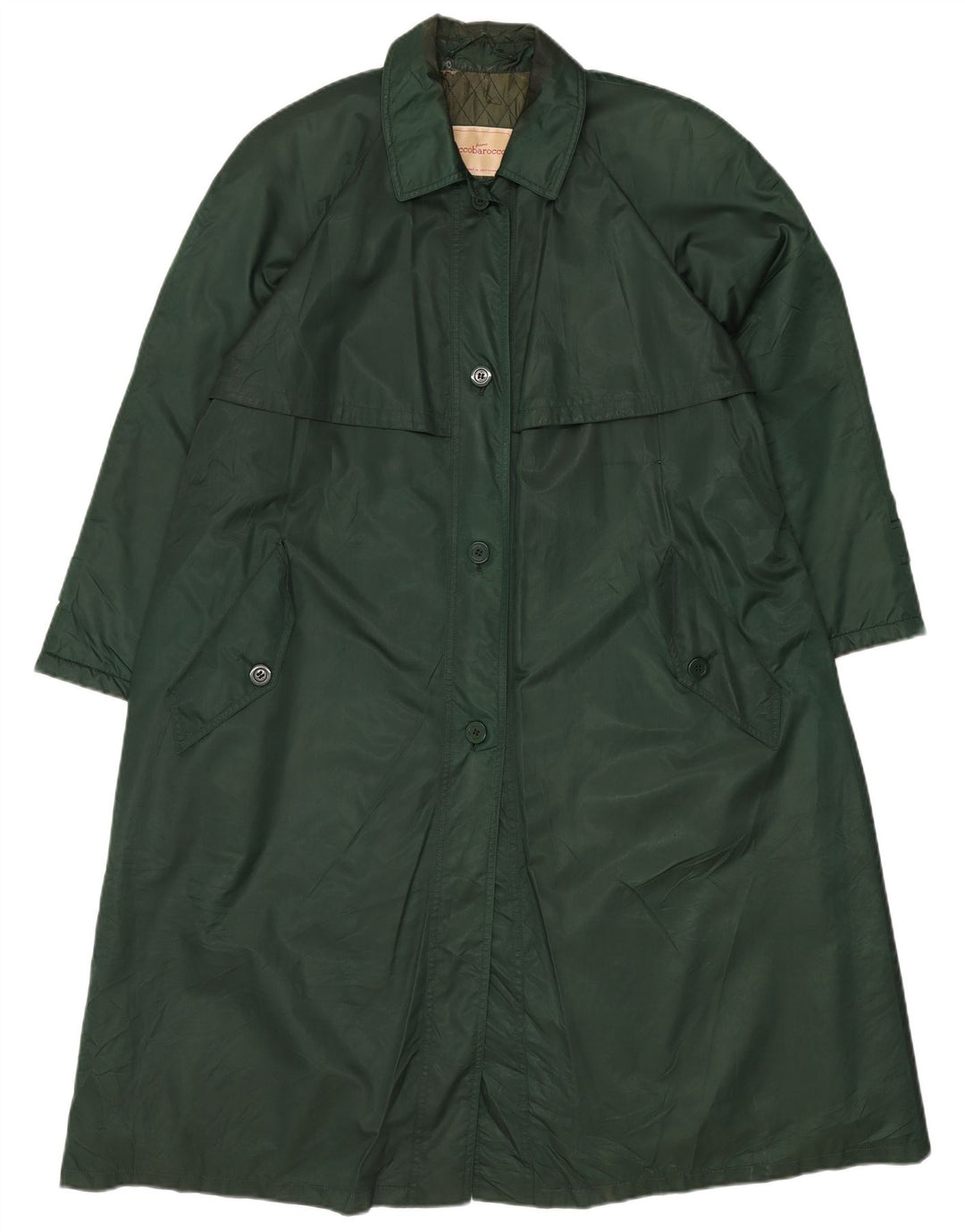 ROCCOBAROCCO Abrigo para mujer ES 40 XL Verde