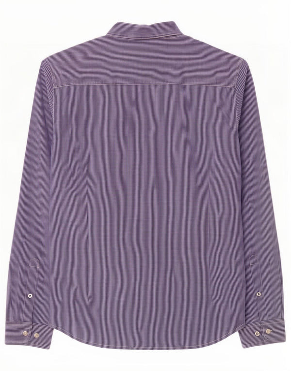 Camisa Lee Hombre XL Algodón A Cuadros Azul
