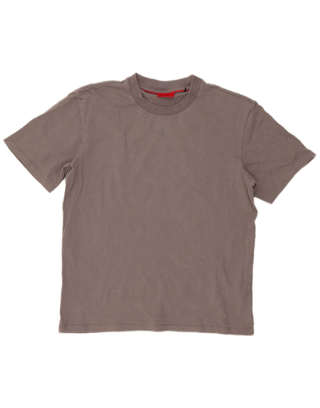 Hugo Boss Hombre Camiseta Top Grande Gris Algodón