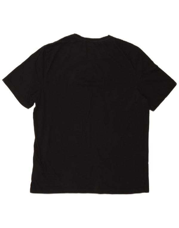 Ted Baker - Camiseta regular para hombre, talla 3, algodón negro mediano