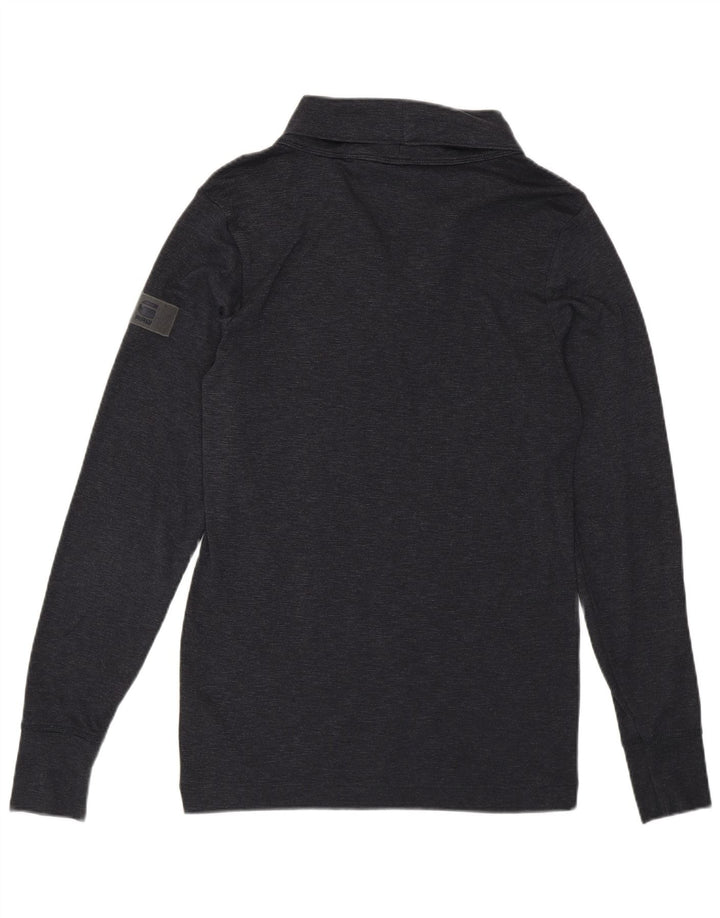 G-Star Hombre Top Manga Larga Algodón Gris Medio