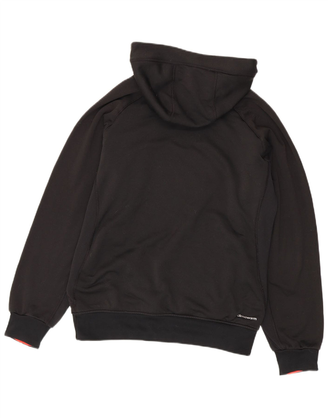 Adidas Climawarm Sudadera con capucha para hombre, talla pequeña, color negro