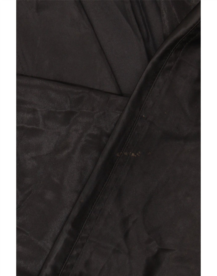 Colette Wolfgang Kaiser Chaqueta Bomber para Mujer UK 10 Small Viscosa Negra