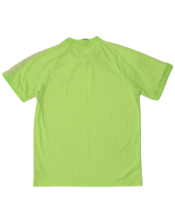 Adidas Hombre Camiseta Gráfica Top Poliéster Verde Medio