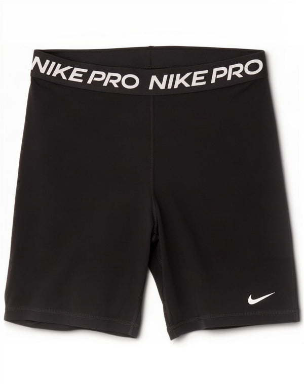 Nike Dri Fit Graphic - Pantalones cortos deportivos para mujer, talla M, poliéster negro