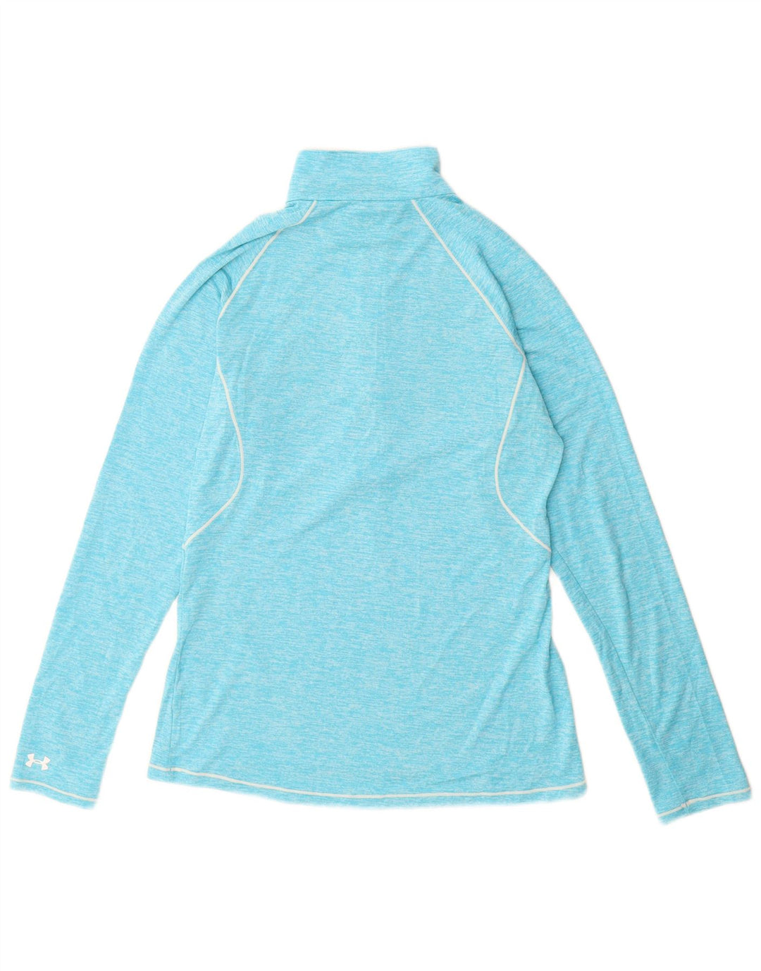 UNDER ARMOUR Mujer Heat Gear Jersey Chándal Top UK 12 Azul Medio