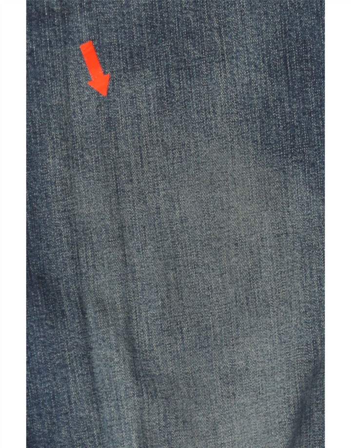 ARMANI Womens Straight Jeans W29 L28 Blue Cotton Vintage Armani and Second-Hand Armani from Messina Hembry 