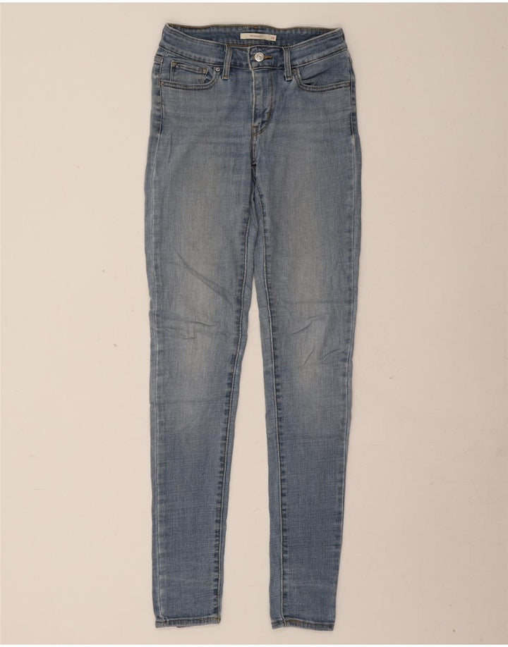 Levi's Mujer 711 Skinny Jeans W26 L32 Algodón Azul