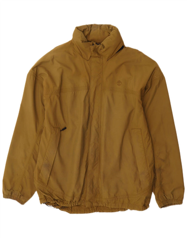 Timberland Chaqueta impermeable para hombre UK 40 Large Khaki Nylon
