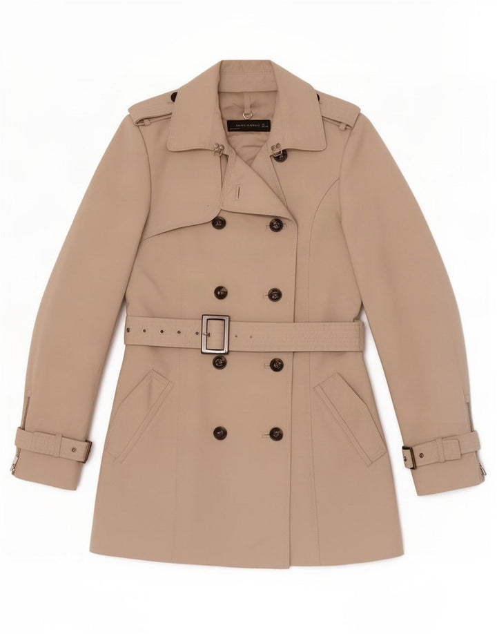 Zara Mujer Gabardina UK 10 Small Beige