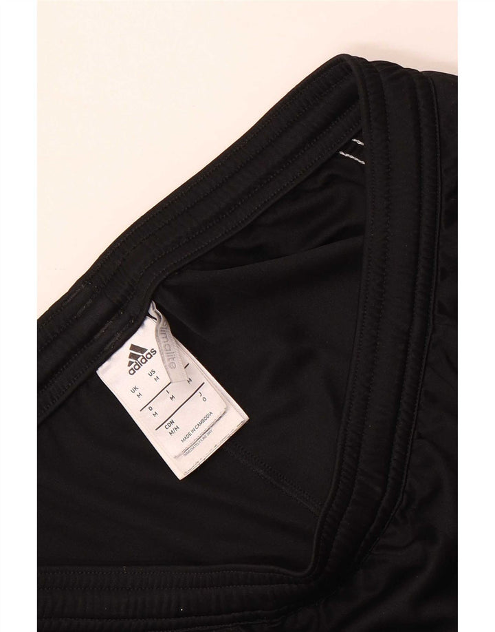 Adidas Mens Climalite Sport Shorts Medio Negro Colorblock Poliéster