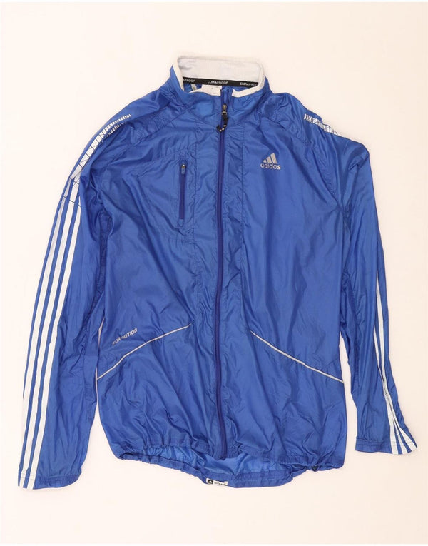 Adidas Chaqueta impermeable Clima Proof para hombre UK 38 Azul medio Poliamida