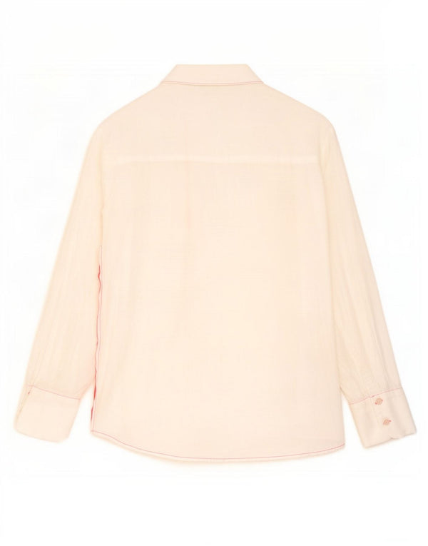 Zara Mujer Camisa Oversize UK 6 XS Blanco