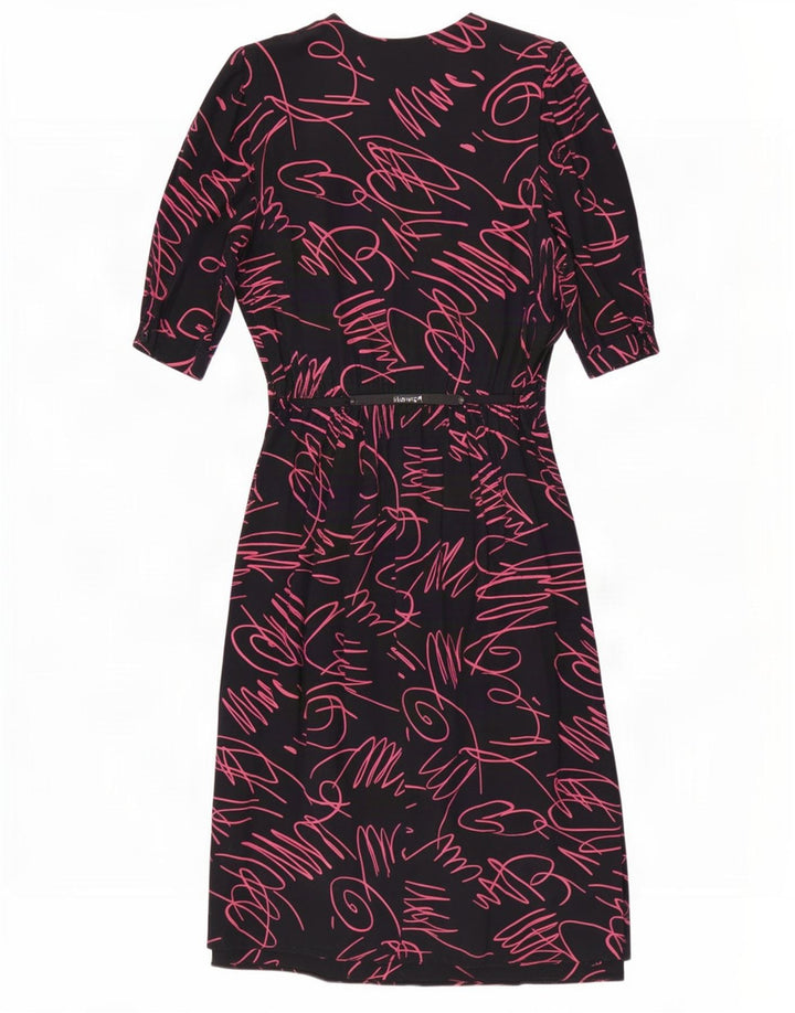 Yessica Vestido largo con estampado abstracto de C&A para mujer EU 40 Mediano Negro