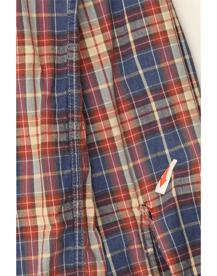 Wrangler Camisa De Franela Grande De Algodón Con Cuadros Multicolores