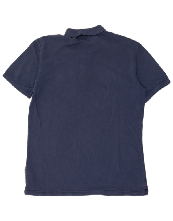 NAPAPIJRI Polo para hombre pequeño azul marino