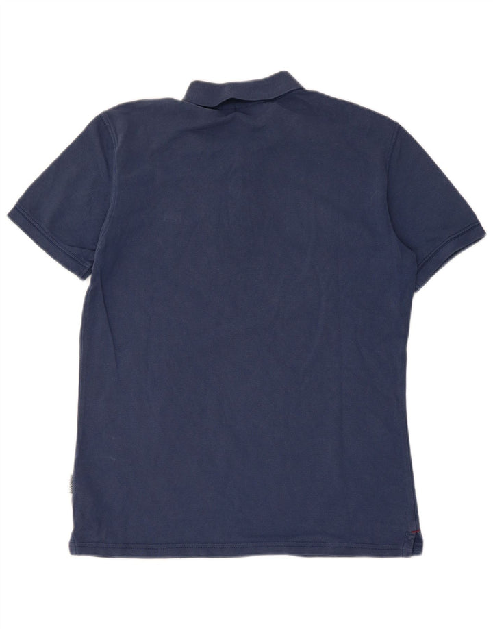 NAPAPIJRI Polo para hombre pequeño azul marino
