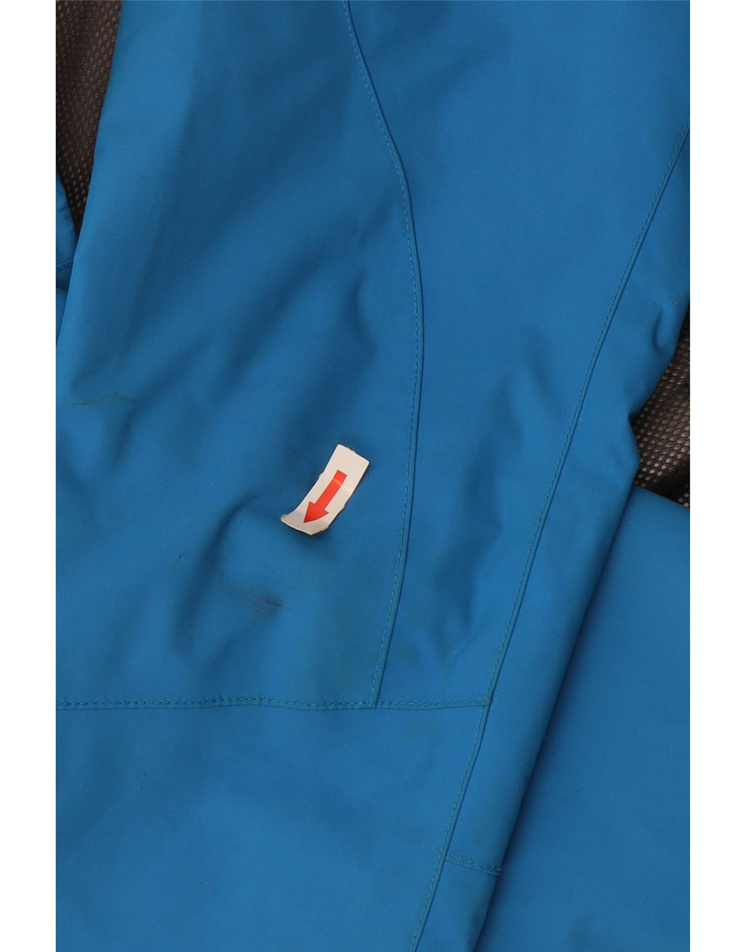 Jack Wolfskin Chaqueta impermeable con capucha para mujer UK 10 Small Blue Polyamide