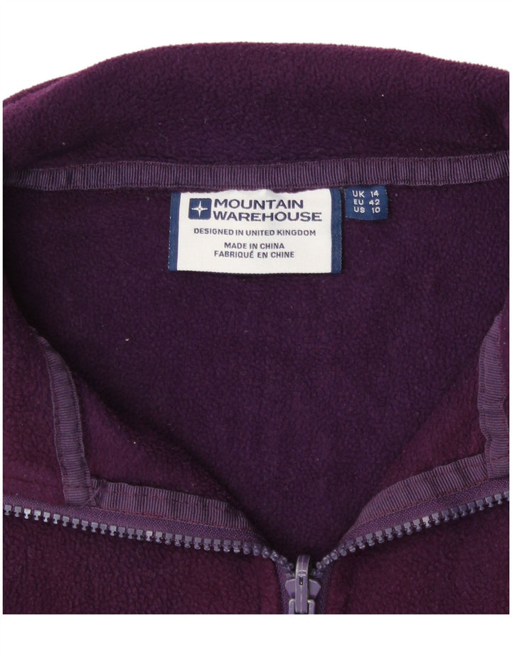 Chaqueta polar para mujer Mountain Warehouse UK 44 Poliéster morado grande
