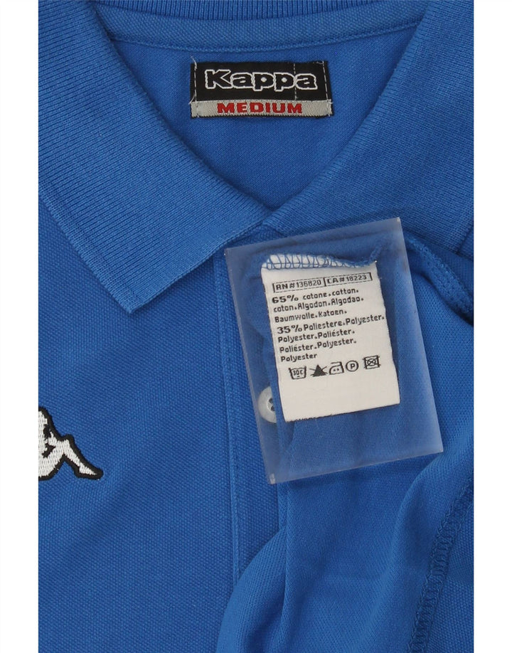 KAPPA Polo Hombre Algodón Azul Medio