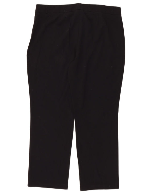 MARKS & SPENCER Pantalón corto de traje para mujer UK 40 Medium W34 L26 Negro