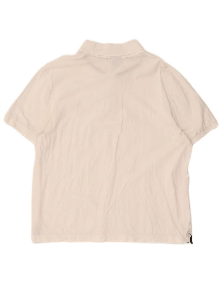 Hugo Boss Hombre Polo Regular Fit XL Blanco
