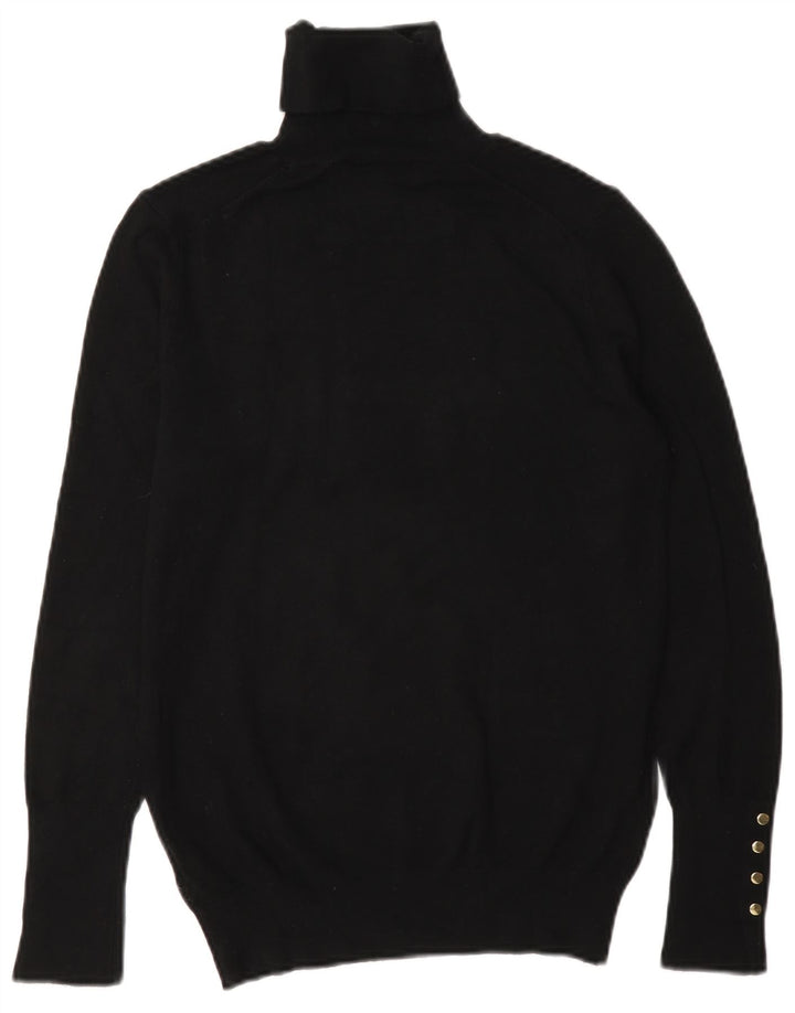 Zara - Jersey con cuello vuelto para mujer, talla 40, talla M, color negro