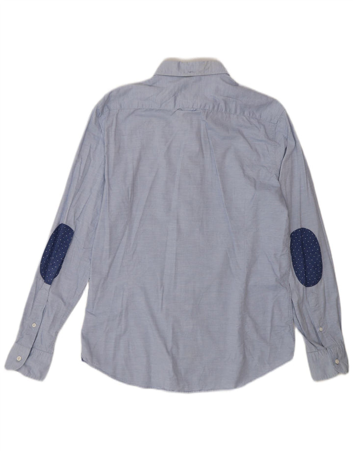 Camisa Massimo Dutti Hombre Azul Medio