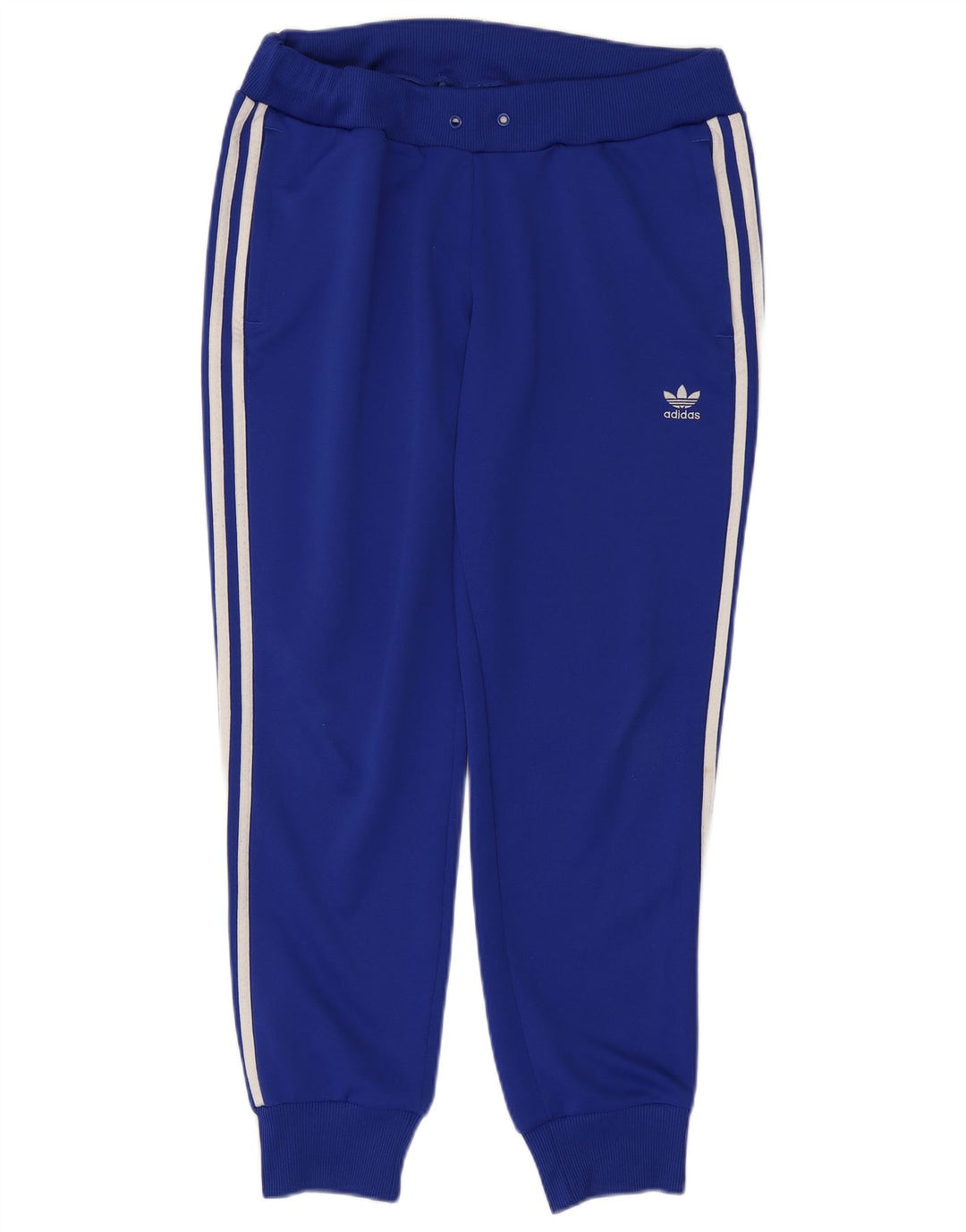 Adidas Mujer Chándal Pantalones Joggers UK 46 Grande Azul Poliéster