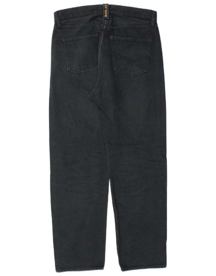 Vaqueros rectos para hombre Replay W32 L30 Black
