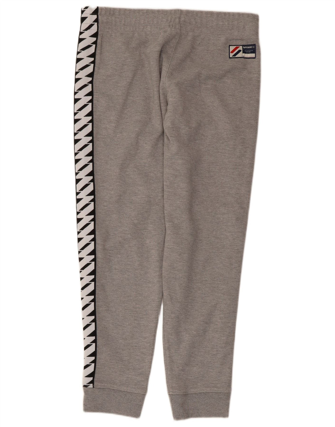 Superdry Hombre Pantalones De Chándal Gráfico Joggers Gris Medio Color Block