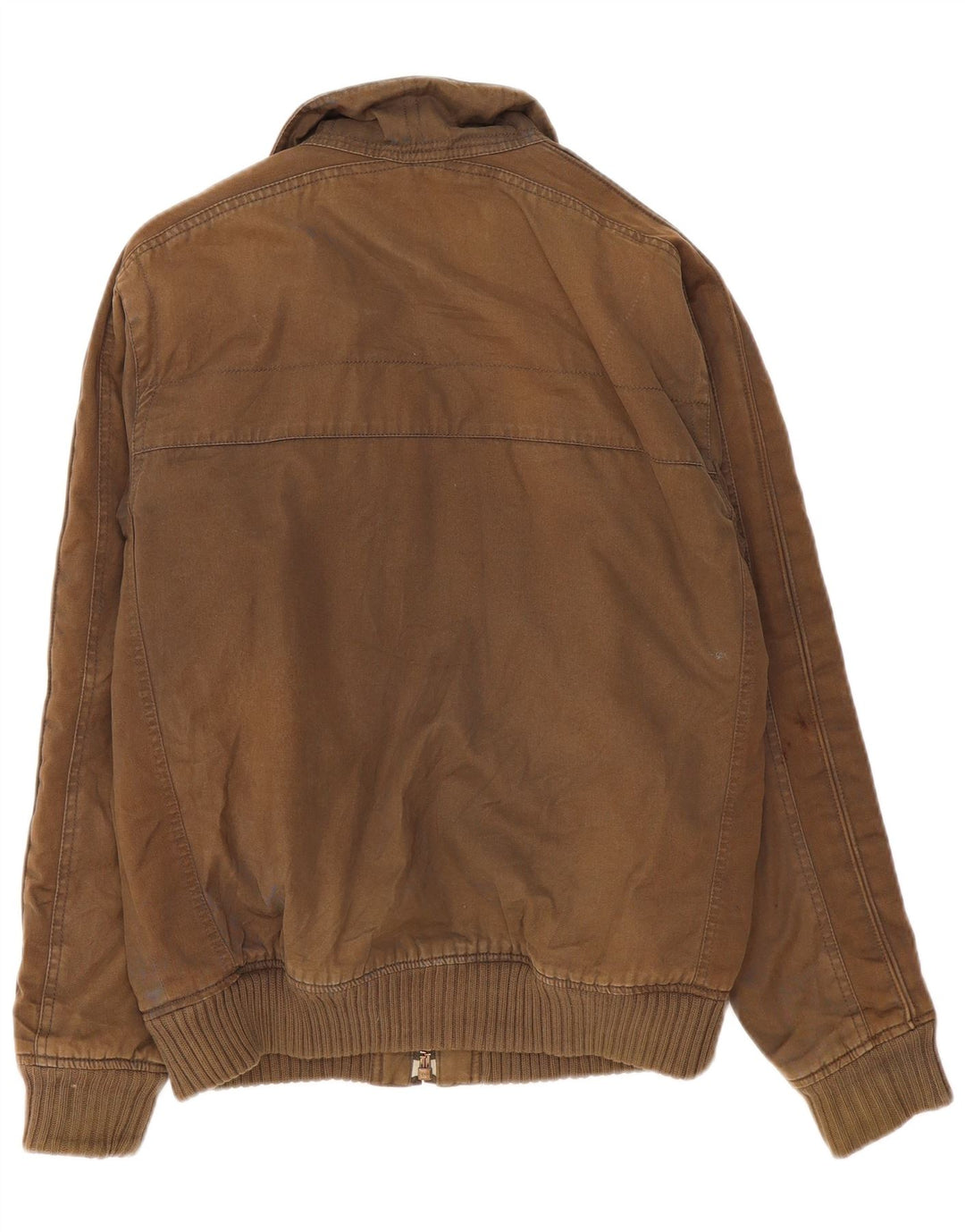 Marks & Spencer Chaqueta Bomber para Hombre UK 36 Small Algodón Caqui