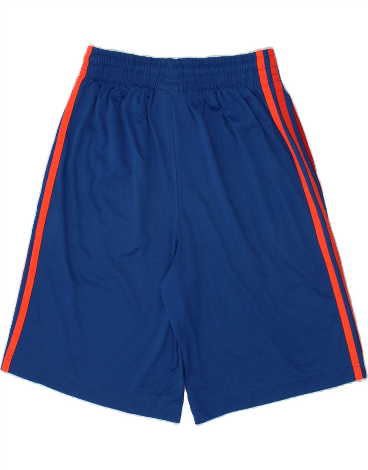 ADAMS Boys Sport Shorts 10-11 Years Medium Blue Polyester Vintage Adams and Second-Hand Adams from Messina Hembry 