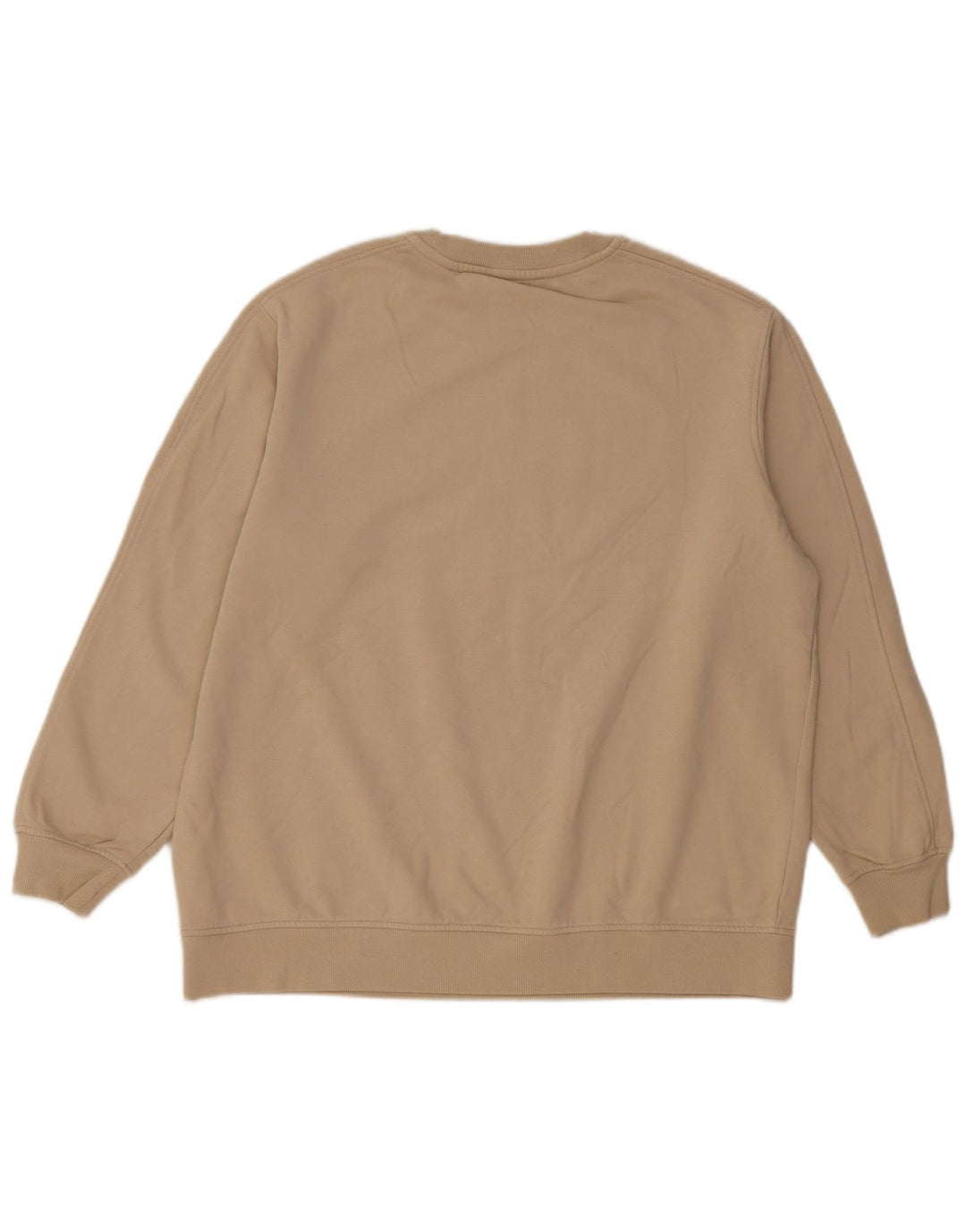 Marks & Spencer Hombre Sudadera Gráfica Jersey De Algodón Beige Medio