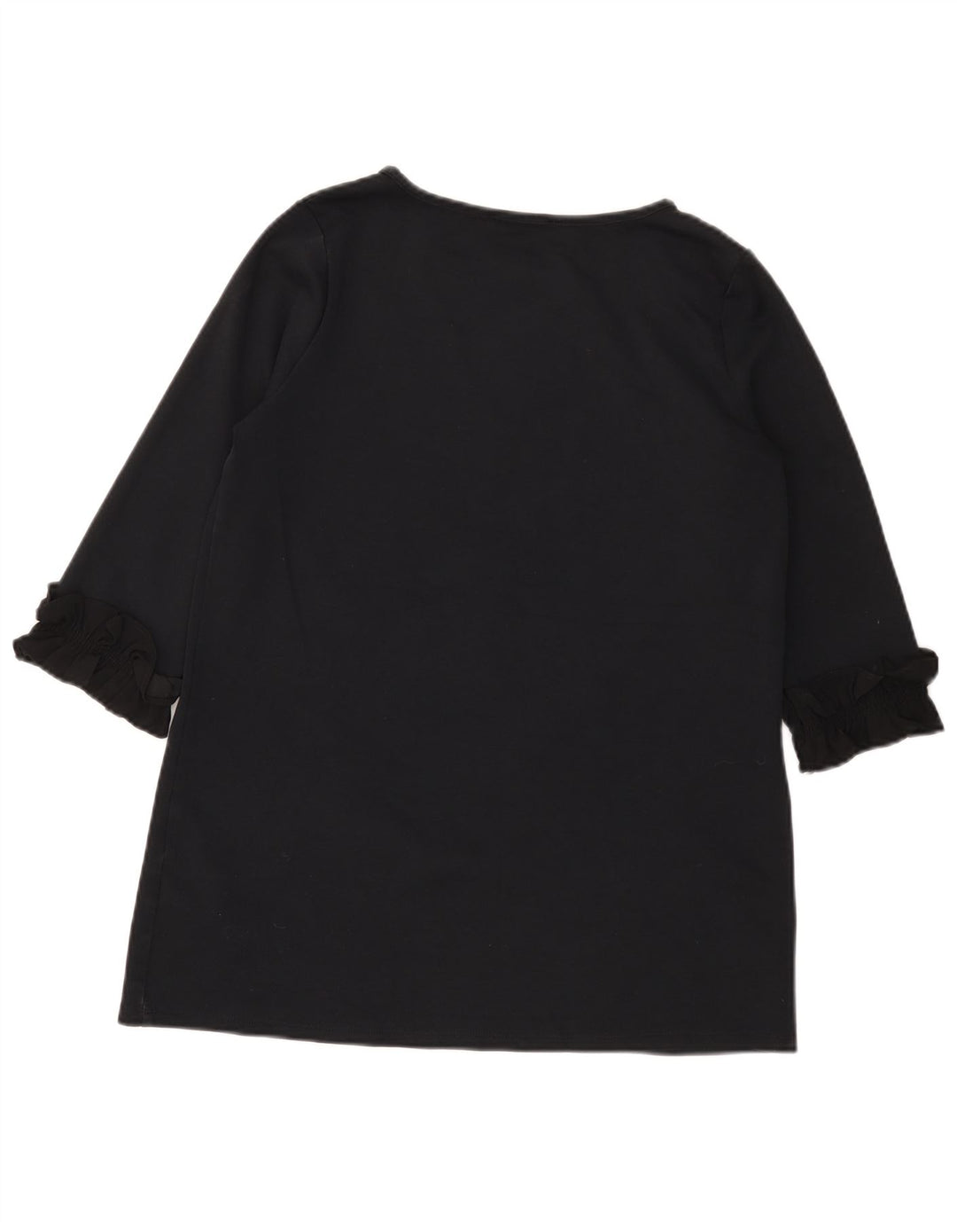 Marks & Spencer Top tipo túnica de manga 3/4 para mujer UK 40 Mediano Algodón negro