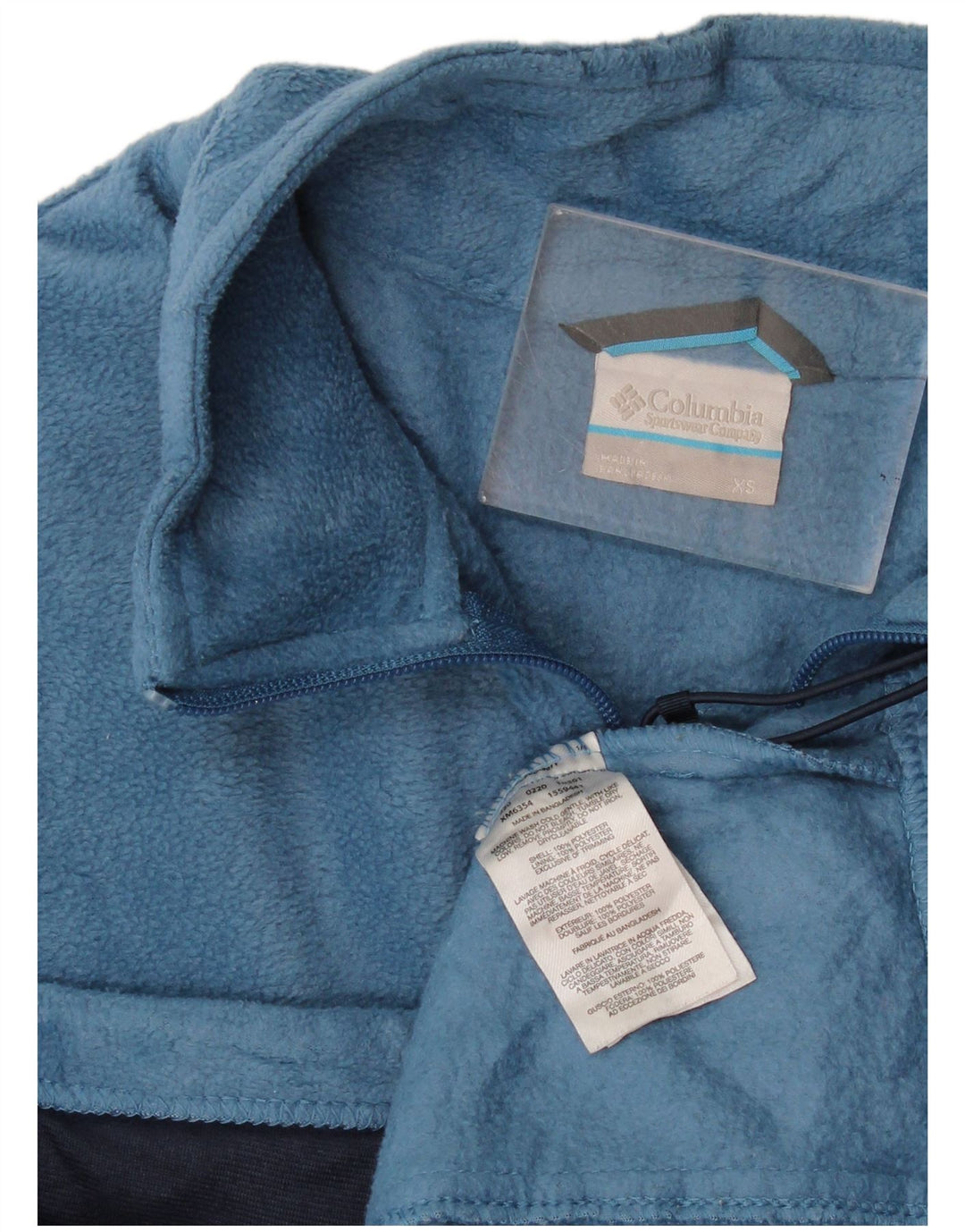Columbia Chaqueta polar extragrande para mujer UK 6 XS Poliéster azul